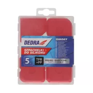 DEDRA szilikon elhúzó 5db / készlet (15b087)