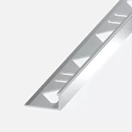   Alferbasic AB AE 100 L profil élvédő, eloxált alu ezüst, 10mm / 250 cm (abae100250ng)