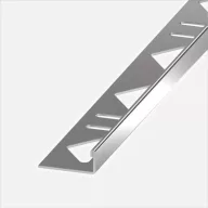   Alferbasic AB E 80 L profil élvédő, fényes V2A acél, 8mm / 300 cm (abe80300ng)