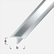   Alfercap ACA AE 14 T profil, alu ezüst elox, 14mm / 100 cm (acaae14100)