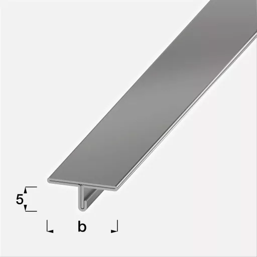 Alfercap ACA E 25 T profil, V2A rm.acél, 25mm / 250 cm (acae25250)