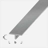  Alfercap ACA E 14 GB T profil, V2A acél szálcsiszolt, 14mm / 100 cm (acae14gb100)