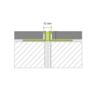   Alferflex AF A 10016 S dilatációs profil, alu, betonszürke, 10mm / 250 cm (afa10016s250ng)