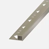   Alferquad AQ AET 100 négyzet profil élvédő, eloxált alu titán, 10mm / 250 cm (aqaet100250ng)