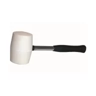   Bautool gumikalapács 65mm fej, fém nyéllel fehér (b19294)