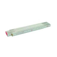  Bautool fa mérővessző, colstok 2 méteres fehér szín (b2120301)