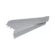   Bautool vágókés, tapétavágó, törhető penge hobby 18mm 10db (b4356110)