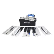   Bautool glettvas csomag, 6 db-os, 8-10-12-15-10×20 mm-sima (b651884b)