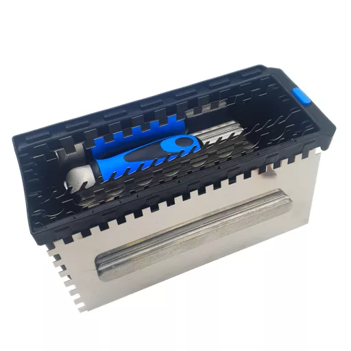 Bautool glettvas csomag, 6 db-os, 8-10-12-15-10×20 mm-sima (b651884b)
