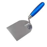   Bautool gipsz és burkolókanál inox 100mm fa nyél (bd640210)