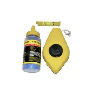   Bautool kicsapózsinor műanyag házas + porfesték + mini szintező (bg0299)
