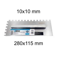   BIHUI Glettelő készlet tartalék lap 280x115/10x10 mm (bihptsj10)