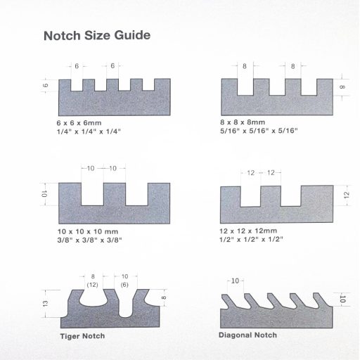 BIHUI 9 részes glettvas készlet 48x13 cm (bihptsjk9)