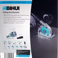   BIHUI porelszívó feltét vágáshoz, sarokcsiszolóra 115-125 mm (bihtdbc)