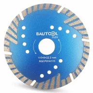   Bautool gyémánttárcsa turbo szegmens 115x22,2 mm (brqcp014115)