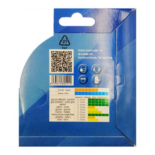 Sigma gyémánttárcsa sarokcsiszolóhoz 115×22,2×1,1mm (cs075c3)