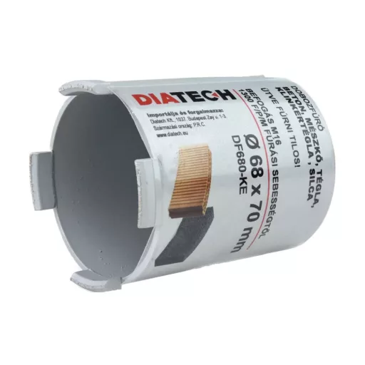 DIATECH gyémánt dobozfúró 68mm (df680-ke)