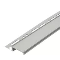   Dural DISTAE lépcső profil, eloxált, ezüst, PVC betét nélkül, 11mm / 250cm (durdistae11042)
