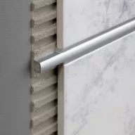   Dural DLAE íves dekor profil, eloxált ezüst, 10mm / 250cm (durdlae100)