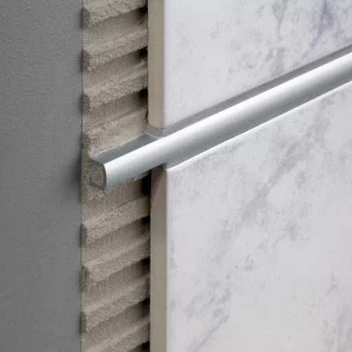 Dural DLAE íves dekor profil, eloxált ezüst, 10mm / 250cm (durdlae100)
