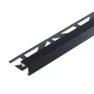   Dural DPSAE négyzet profil élvédő, eloxált matt fekete 11mm / 250cm (durdpsae110sw250)