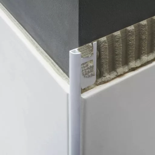 Dural DRP íves élvédő, műanyag fehér, 10mm / 250cm (durdrp1030)
