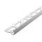 Dural DSE L profil élvédő, szálcsiszolt V2A acél, 10mm / 250cm (durdse100sf)
