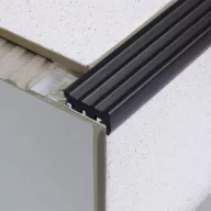   Dural DST lépcső profil, alu/PVC, fekete, 11mm / 250cm (durdst1133)
