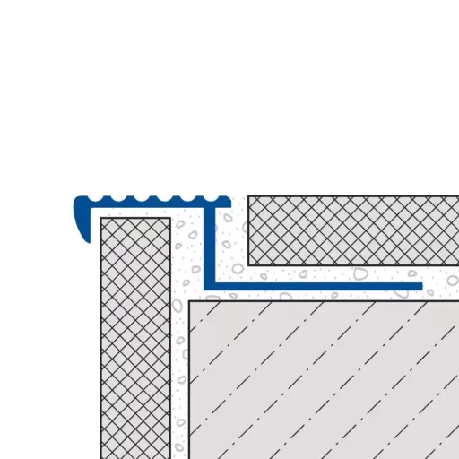 Dural NSTEP/DSTOAE lépcső profil, eloxált ezüst, 11mm / 250cm (durnstep110ae)