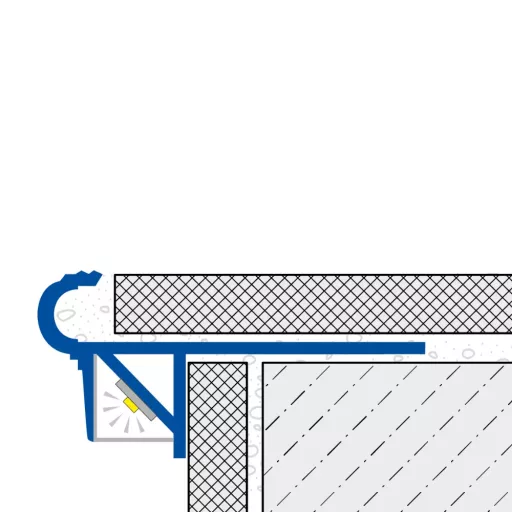 Dural FSTAE LED íves lépcső profil, eloxált ezüst, 11mm / 250cm (durfstaeled110)