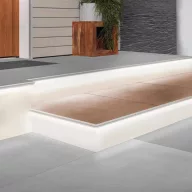   Dural FSTAE LED íves lépcső profil, eloxált titán, 11mm / 250cm (durfstaeled110t)