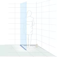   Dural GKGL lejtéstakaró üvegfogadó profil bal, szálcsiszolt V2A acél, 19mm / 120cm (durgkgl190sf120)
