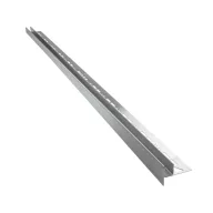   Dural GKGL lejtéstakaró üvegfogadó profil bal, szálcsiszolt V2A acél, 19mm / 148cm (durgkgl190sf148)