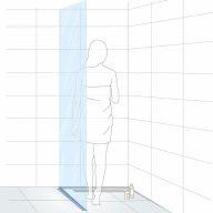   Dural GKGL lejtéstakaró üvegfogadó profil bal, szálcsiszolt V2A acél, 19mm / 200cm  (durgkgl190sf200)