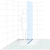   Dural GKGR lejtéstakaró üvegfogadó profil jobb, szálcsiszolt V2A acél 19mm / 120cm (durgkgr190sf120)