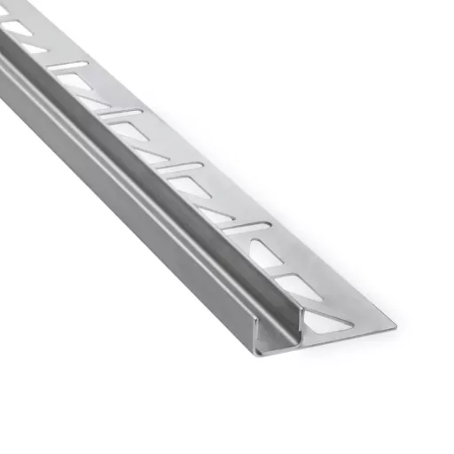 Dural GKGW zuhany üvegfogadó profil, szálcsiszolt V2A acél, 19mm / 220cm (durgkgw190sf220)