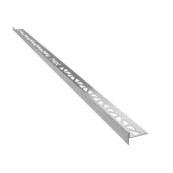   Dural GKL lejtéstakaró zuhanyprofil bal, szálcsiszolt V2A acél, 10mm / 148cm (durgkl100sf148)