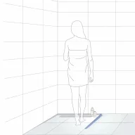   Dural GKR lejtéstakaró zuhanyprofil jobb, szálcsiszolt V2A acél, 10mm / 120cm (durgkr100sf120)