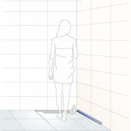   Dural GKWL lejtéstakaró fal-padló profil bal, szálcsiszolt V2A acél, 10mm / 200cm  (durgkwl100sf200)