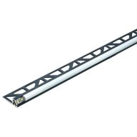  Dural SQLACM LED négyzet profil élvédő, porszórt fekete, 9mm / 250cm  (dursqlacmled911)