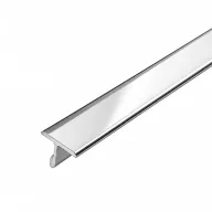   Dural TFE T profil, polírozott V2A acél, 14mm / 250cm (durtfe1400sp)