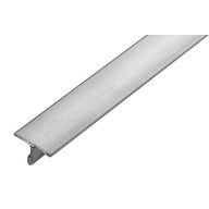   Dural TFE T profil, natúr V2A acél, 7mm / 250cm  (durtfe2500)