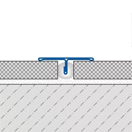 Dural TFE T profil, polírozott V2A acél, 25mm / 250cm (durtfe2500sp)