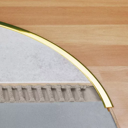 Dural TFM T profil, polírozott réz, 14mm / 250cm (durtfm1400sp)