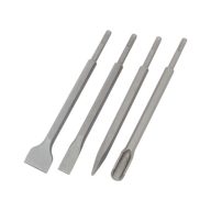   Extol betonvéső készlet 4db hegyes, lapos 25-45mm, horony SDS plusz (e23945)
