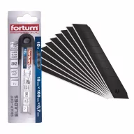   Extol kés penge 18×0,7mm/10db, SK2 acél tripla vágóél, fekete (e4780002)