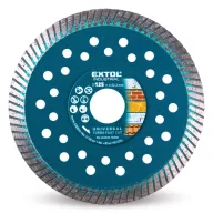   Extol Industrial TURBO gyémánt vágótárcsa 125×22,2mm (e8703052)
