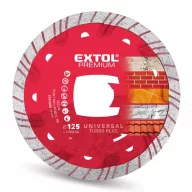   Extol Premium gyémánt vágótárcsa TURBO Plus 125×22,2mm (e8803032)