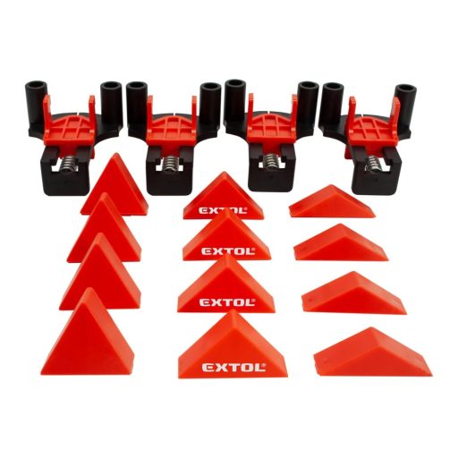 Extol derékszög szorító csipesz 4 db / készlet (e8815440)