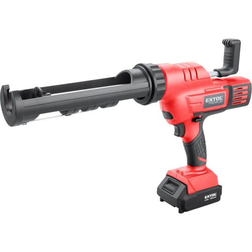 Extol akkus szilikon kinyomópisztoly, + akku + töltő (e8891864)